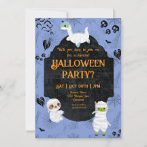 Lieve Halloween-mummiesfeestje
