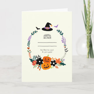 Lieve Halloween uitnodiging