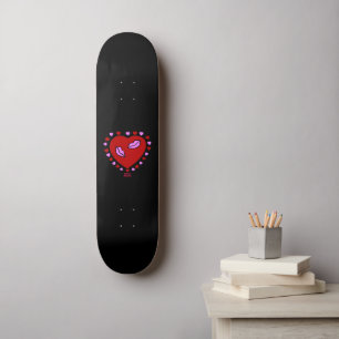 Lieve Heart Kisses Skateboard