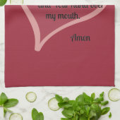 Lieve Heer houd je arm rond... Theedoek (Gevouwen)