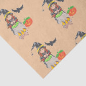 Lieve heks Halloween tissuepapier (Detail)