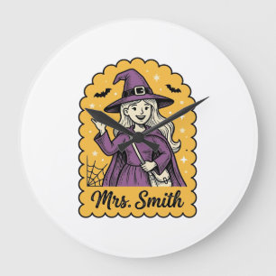 Lieve Heks Lerares Mevr Smith Vintage Halloween De Grote Klok