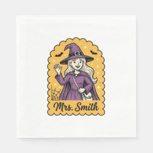 Lieve Hekselerares Mevr Smith Vintage Halloween De Servet