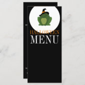 Lieve Heksenpad, Halloween Menu (Voorkant / Achterkant)