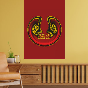 Lieve hemel houdt van je prachtige wonderbaarlijke poster