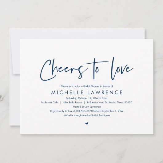 Lieve hemel, modern Casual Vrijgezellenfeest Invit Kaart (Voorkant)