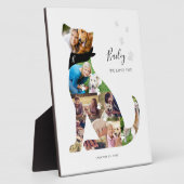 Lieve herinnering hond foto collage huisdier herin fotoplaat (Zijkant)