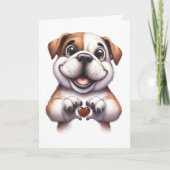 Lieve Hond Liefde Kaart (Voorkant)