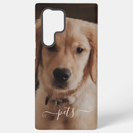 Lieve huisdieren foto om te herinneren  samsung galaxy hoesje