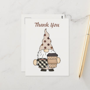 Lieve kabouter koffiezaak verkopers toevoegen teks briefkaart