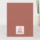 Lieve Kabouter met Hart: Valentijnsdag Ontwerp Kaart (Achterkant)