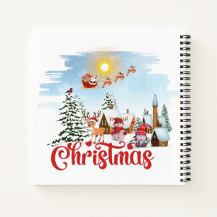 Lieve Kabouter, Sneeuwman vieren Kerstvakantie Notitieboek