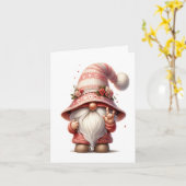 Lieve Kabouter Tekent Liefde Kaart (Gele Bloem)