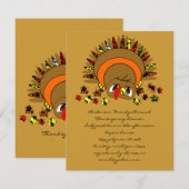 Lieve Kalkoen Kaart (Voorkant / Achterkant)