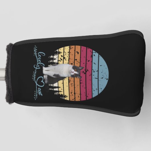 Lieve kat golfheadcover (Voorkant)