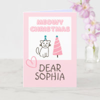 Lieve Kat in een Hoed&Merry Kerstmis Voorbij Paste