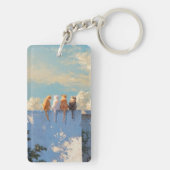 Lieve katten sleutelhanger (achterkant)