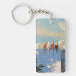 Lieve katten sleutelhanger