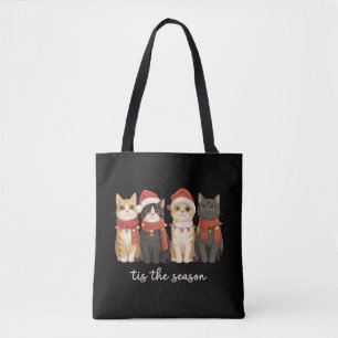 Lieve Kattenmoeder Kerstmis Kattenliefhebber Cadea Draagtas