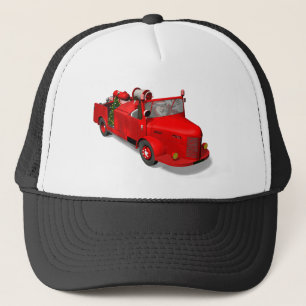 Lieve Kerstman Brandweerman Trucker Pet