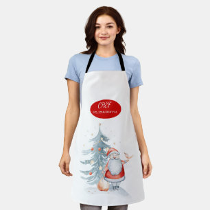 Lieve Kerstman Feestdagen Schort
