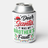 Lieve kerstman... het was de Kinder mislukking van Blikjeskoeler (Blikje Achterkant)