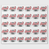 Lieve Kerstman, ik heb echt kerstmis geprobeerd Cadeaupapier (Vlak)