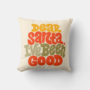 Lieve Kerstman, ik heb een goed ontwerp gemaakt Kussen