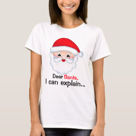 Lieve Kerstman, ik kan het basic T-shirt voor vrou