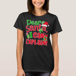 Lieve Kerstman kan ik uitleggen - Grappig Kerst Ge T-shirt