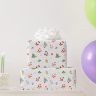 Lieve Kerstman Kerstboom Vakantie Inpakpapier