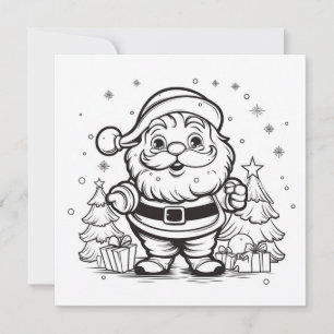 Lieve Kerstman Kleurplaat Kerst Kinderambacht Feestdagenkaart