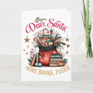 Lieve Kerstman, Meer Boeken Alsjeblieft Feestdagen Kaart