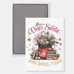 Lieve Kerstman, Meer Boeken Alsjeblieft Magneet