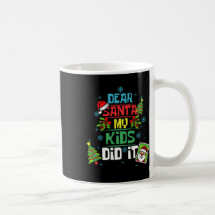 Lieve Kerstman Mijn Kinder deed het Xmas Mama Pa F Koffiemok