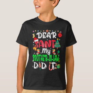 Lieve Kerstman, mijn zwager deed het grappig Xmas T-shirt