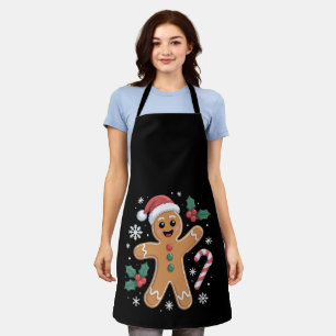Lieve Kerstman Peperkoek Kerstkransje Schort