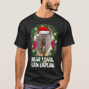Lieve kerstman, Sweet Koala was stout met Kerstmis T-shirt