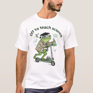 Lieve Kikkervisdocent Wetenschap Humor Klaslokaal T-shirt