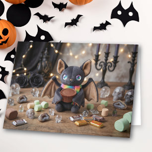 Lieve kinder Halloween met kleurplaat Kaart