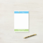 Lieve Kinderarts Giraffe Post-it® Notes (Op bureau)