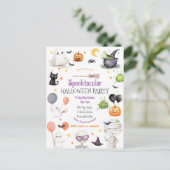 Lieve Kinderen Halloween Ansichtkaart Briefkaart (Staand voorkant)