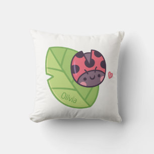 Lieve Kleine Lieveheersbeestje Meisjes Kamer Perso Kussen