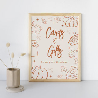 Lieve Kleine Schatje Baby Shower Kaarten en Cadeau Poster