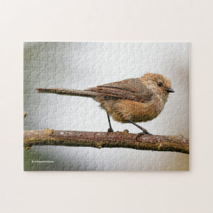Lieve Kleine Struikmees Zangvogel op Fruitboom Legpuzzel