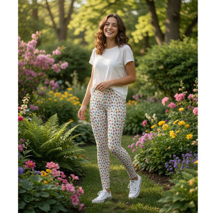 Lieve Kleurrijke Lieveheersbeestjes Patroon Leggings