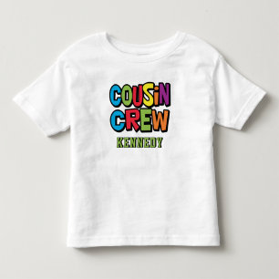 Lieve Kleurrijke Neef en Nichten Crew Familie Reün Kinder Shirts