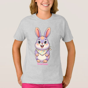 Lieve Konijn Pasen Cartoon T-shirt