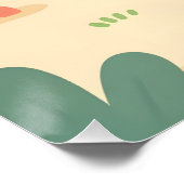 Lieve kreeft op het strand perfect poster (Hoek)