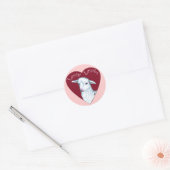Lieve Lammetjes Ronde Sticker (Envelop)
